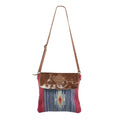 Ohlay Crossbody Upcycled Wool Upcycled Canvas Hair-On Genuine Leather