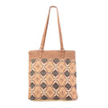 Ohlay Tote Upcycled Wool Upcycled Canvas Genuine Leather