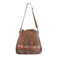 OHLAY Upcycled Wool Canvas Genuine Leather Tote