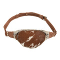 Ohlay Fanny Pack Upcycled Canvas Hair-on Genuine Leather