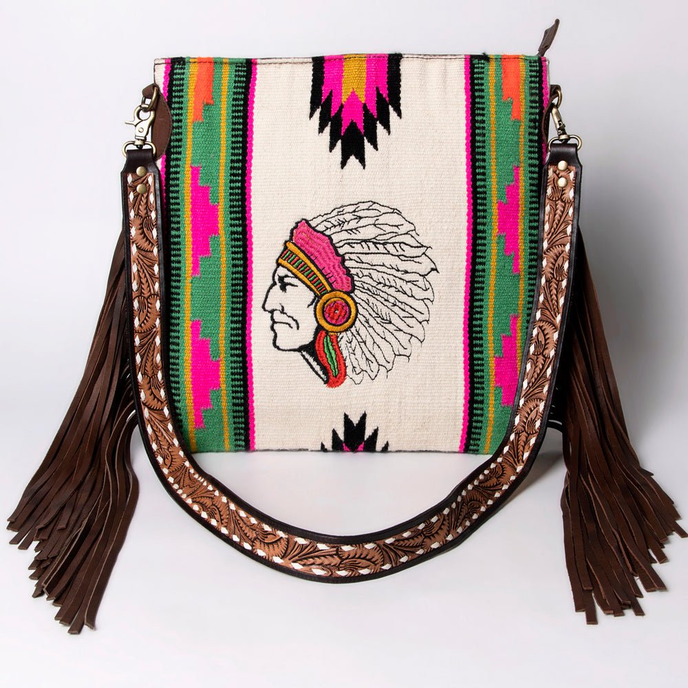 American Darling Messenger Saddle Blanket Genuine Leather