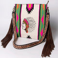 American Darling Messenger Saddle Blanket Genuine Leather