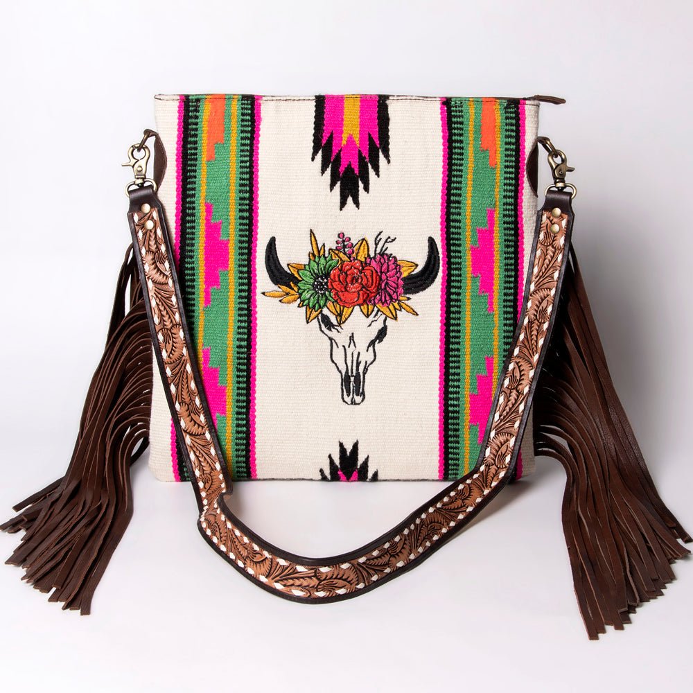 American Darling Messenger Saddle Blanket Genuine Leather