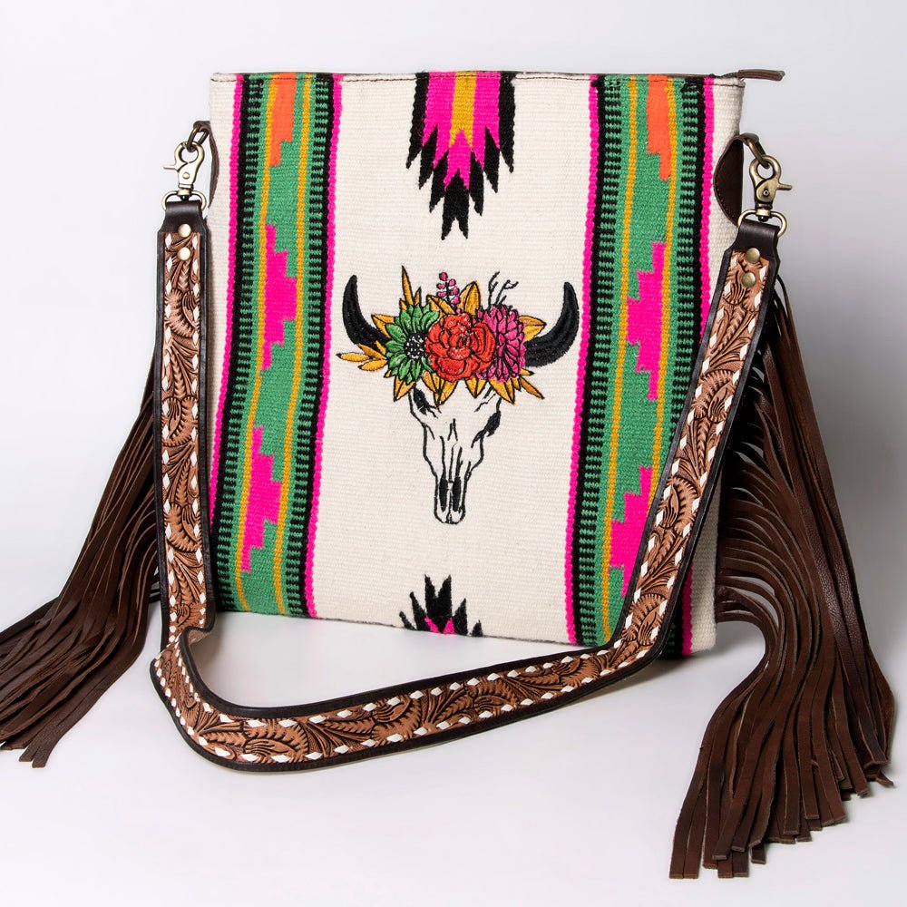 American Darling Messenger Saddle Blanket Genuine Leather