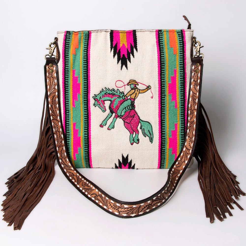 American Darling Messenger Saddle Blanket Genuine Leather