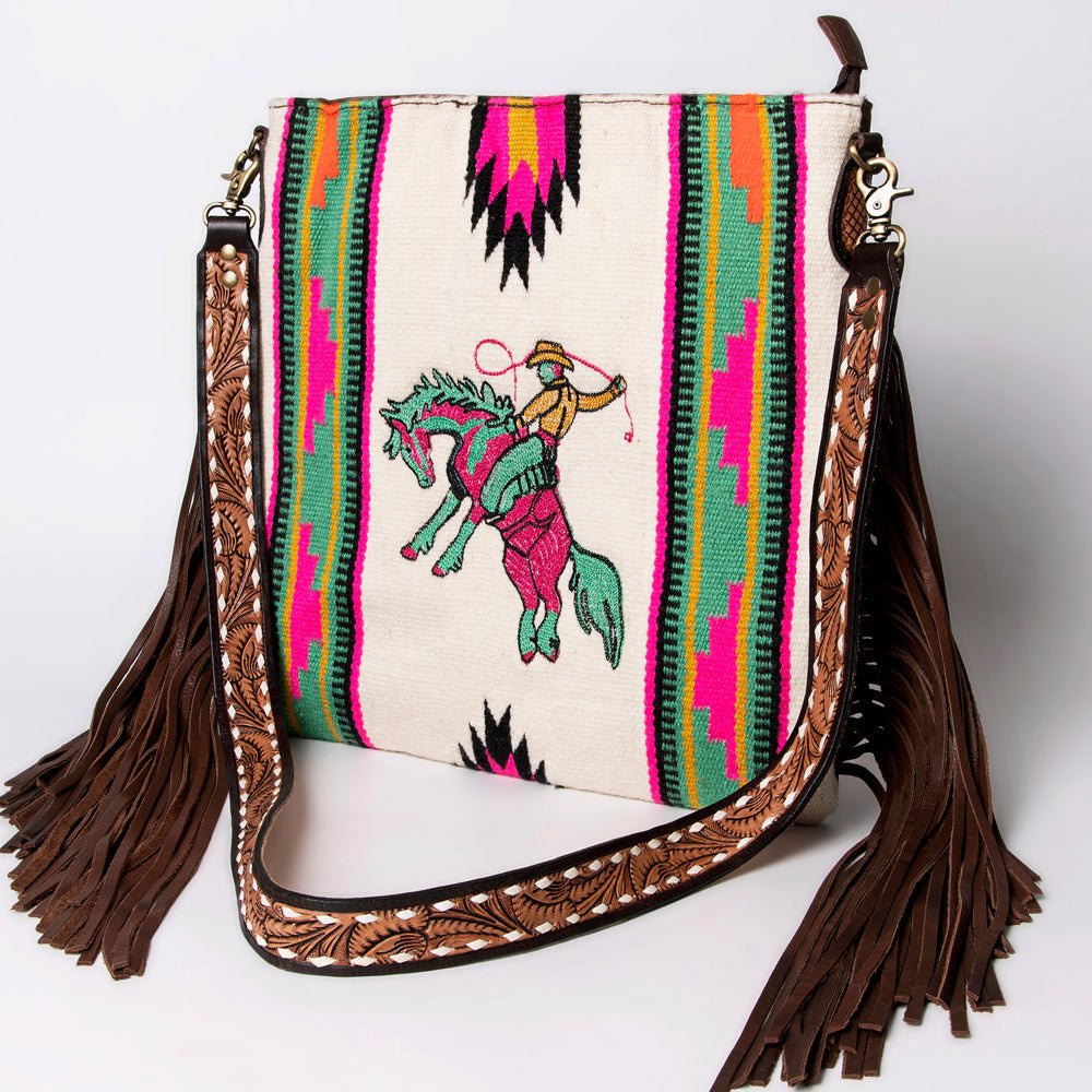 American Darling Messenger Saddle Blanket Genuine Leather