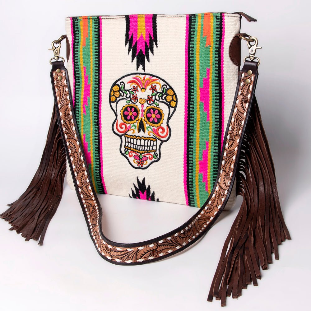 American Darling Messenger Saddle Blanket Genuine Leather