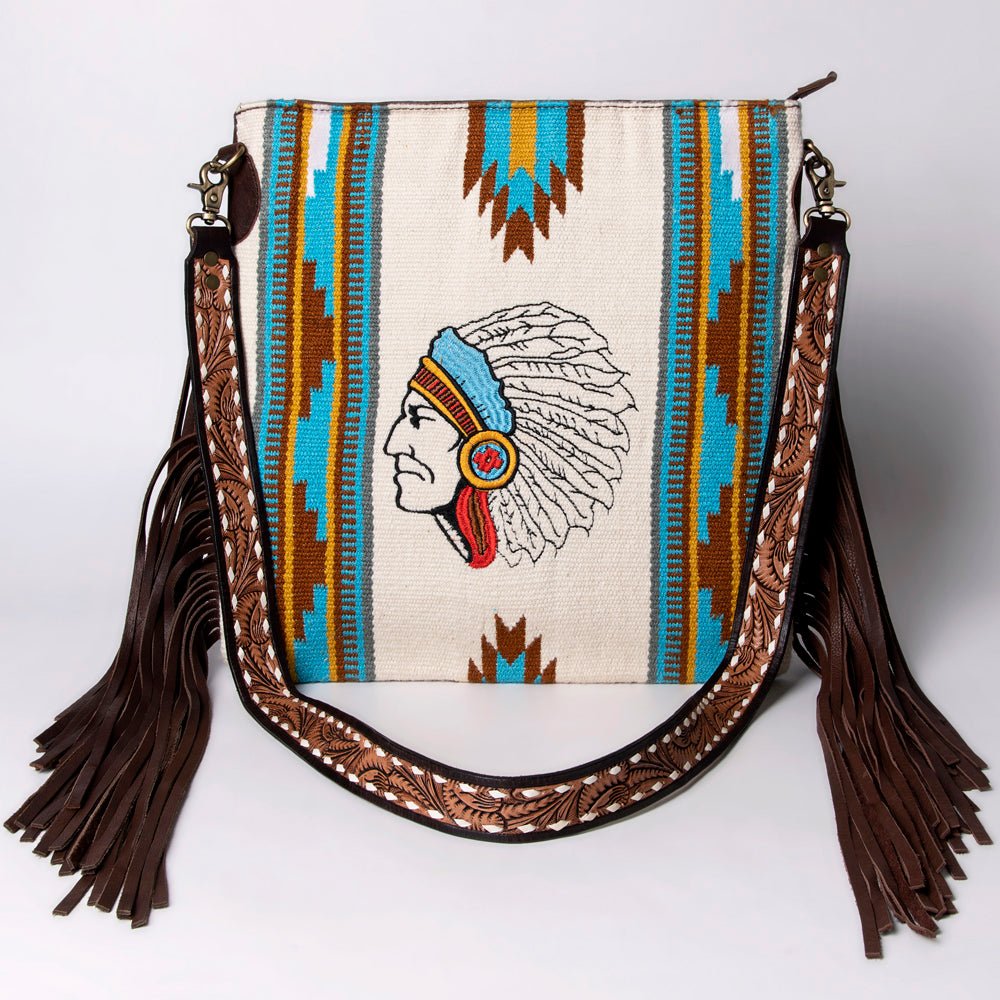 American Darling Messenger Saddle Blanket Genuine Leather