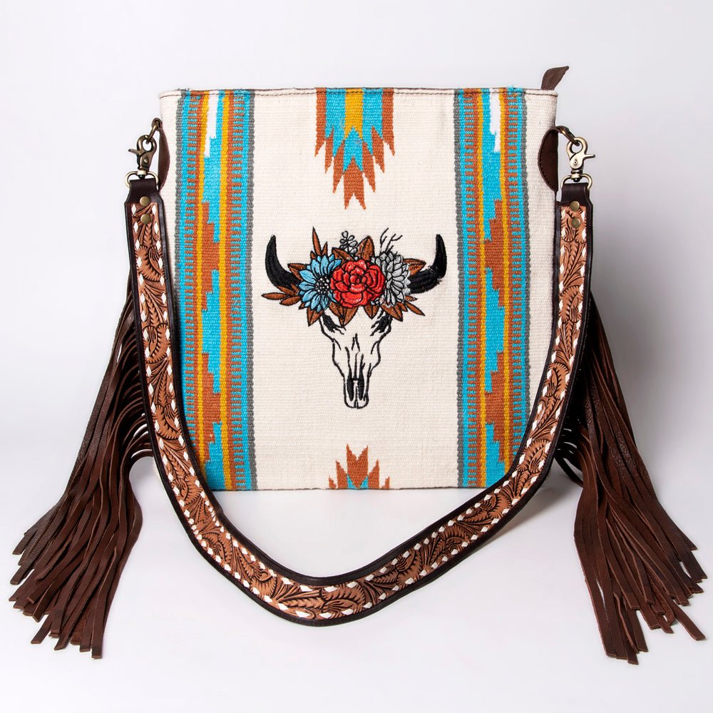 American Darling Messenger Saddle Blanket Genuine Leather