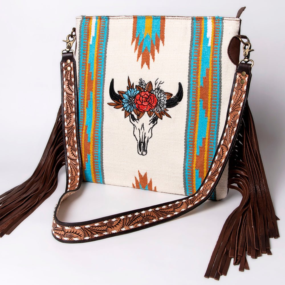 American Darling Messenger Saddle Blanket Genuine Leather