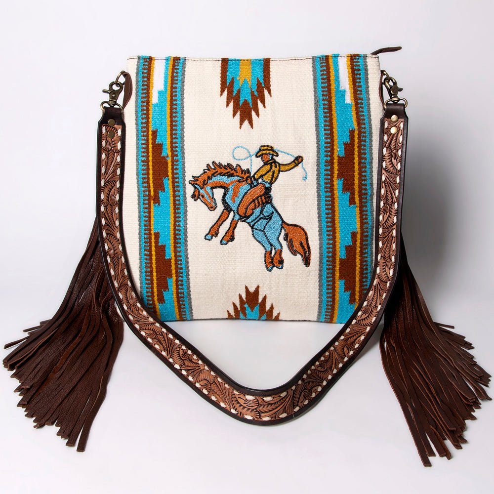 American Darling Messenger Saddle Blanket Genuine Leather