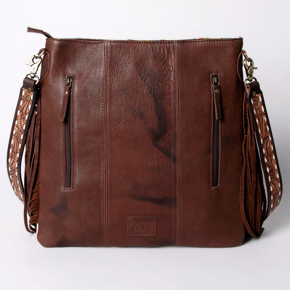 American Darling Messenger Saddle Blanket Genuine Leather