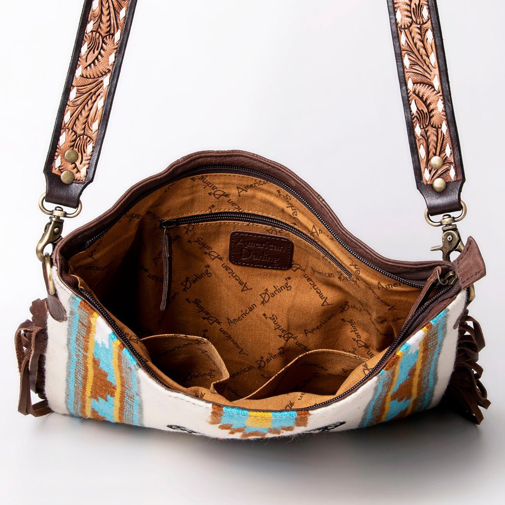 American Darling Messenger Saddle Blanket Genuine Leather