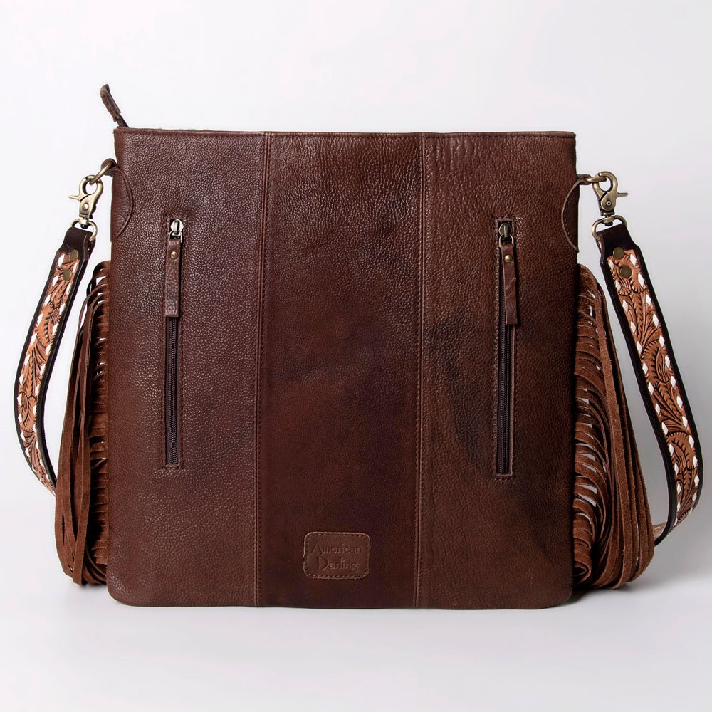 American Darling Large Crossbody Saddle Blanket Genuine Leather