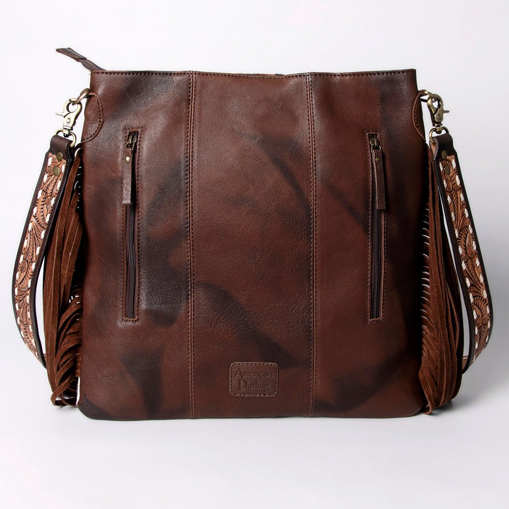 American Darling Large Crossbody Saddle Blanket Genuine Leather