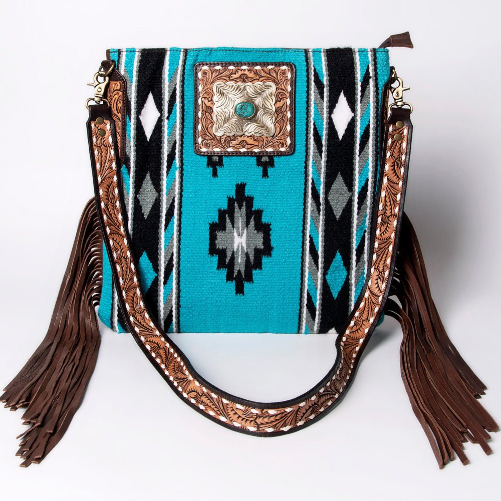 American Darling Messenger Saddle Blanket Genuine Leather