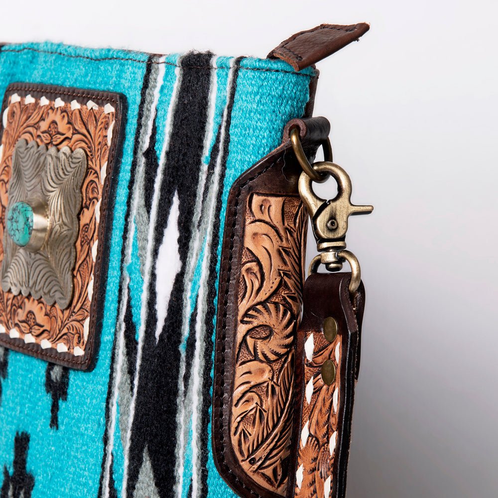 American Darling Messenger Saddle Blanket Genuine Leather