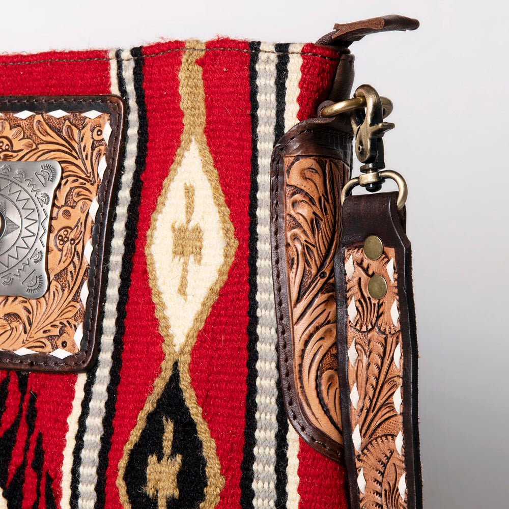 American Darling Messenger Saddle Blanket Genuine Leather