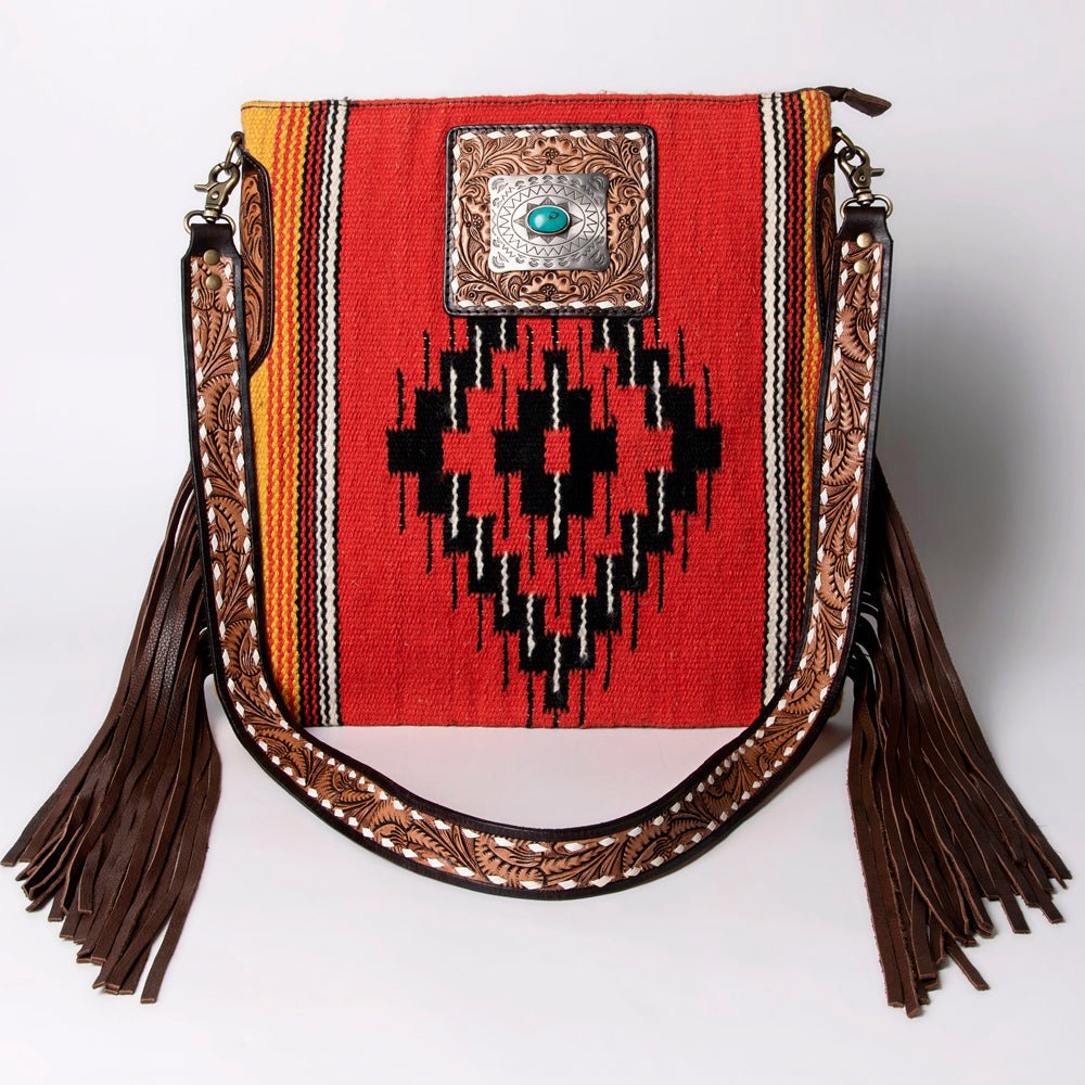 American Darling Messenger Saddle Blanket Genuine Leather