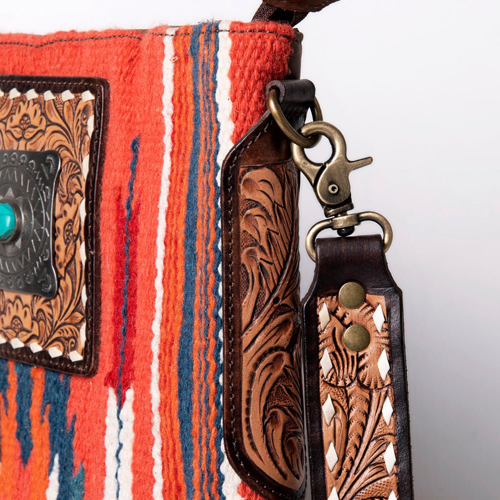American Darling Messenger Saddle Blanket Genuine Leather
