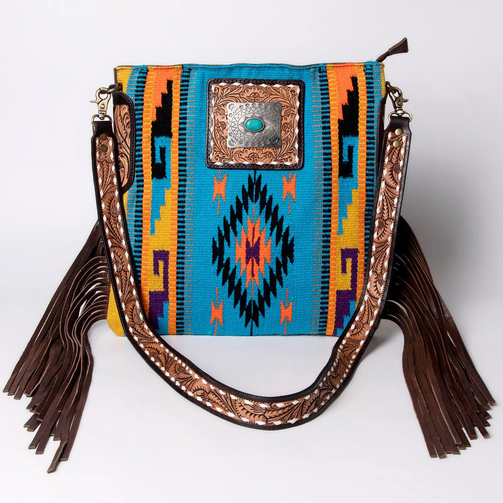 American Darling Messenger Saddle Blanket Genuine Leather