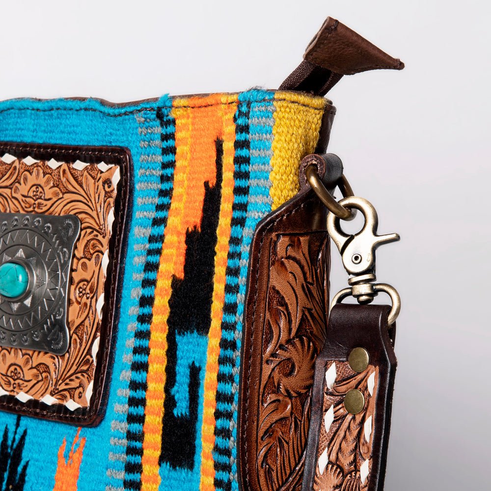 American Darling Messenger Saddle Blanket Genuine Leather