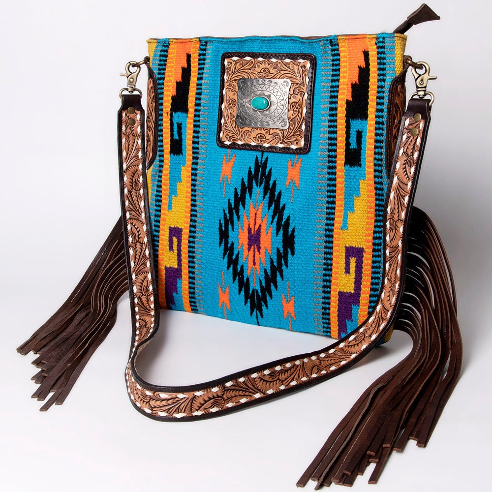 American Darling Messenger Saddle Blanket Genuine Leather