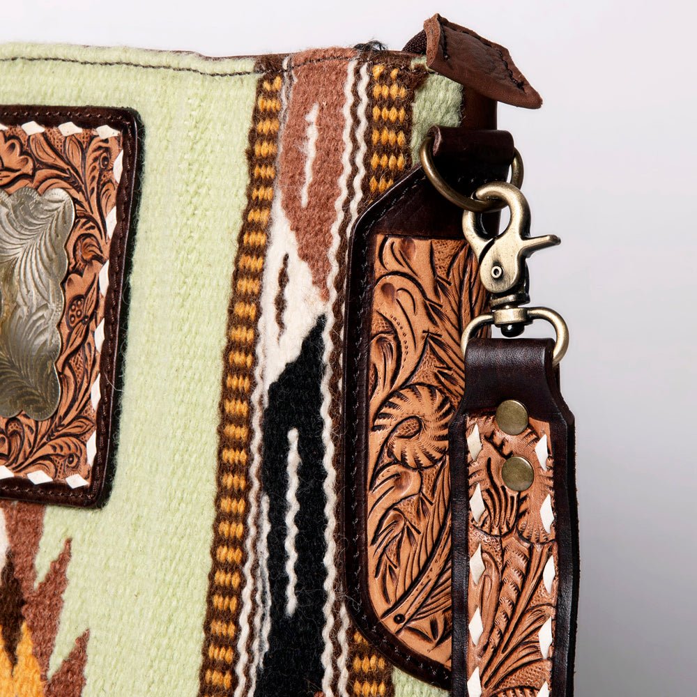 American Darling Messenger Saddle Blanket Genuine Leather