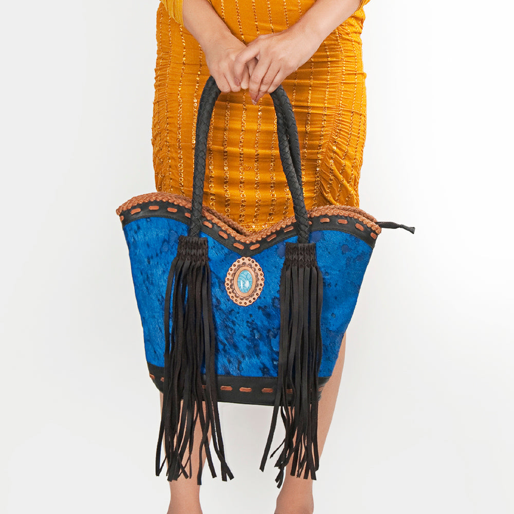 American Darling Hair-On Genuine Leather Tote