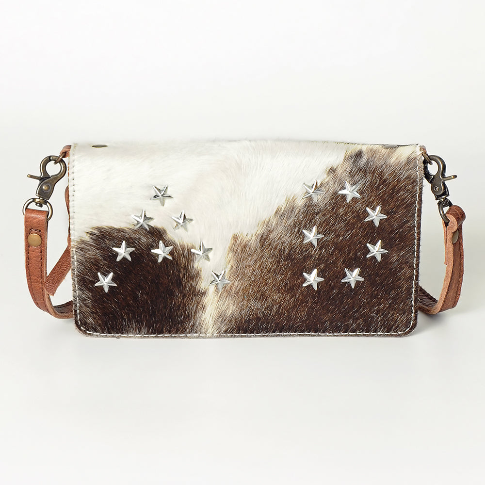 American Darling Hair-On Genuine Leather Small Crossbody Bag