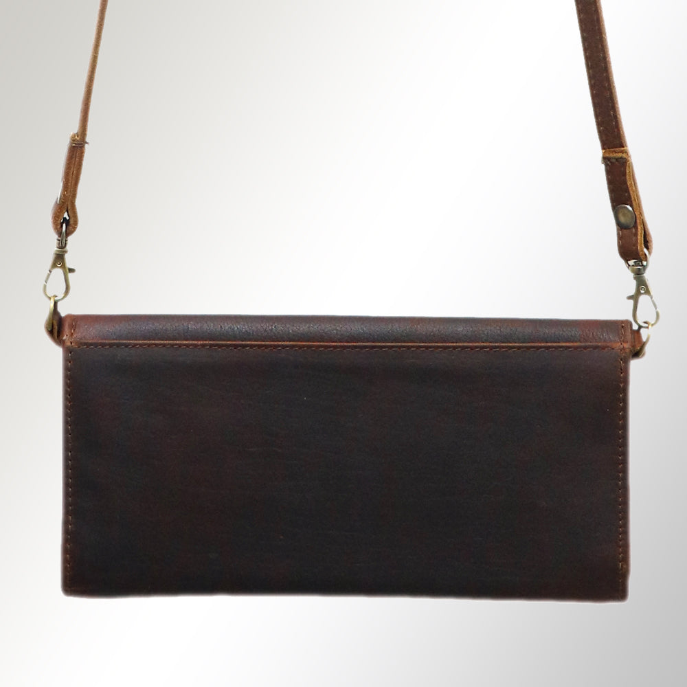 Hand Tooled Hand Painted Genuine Leather