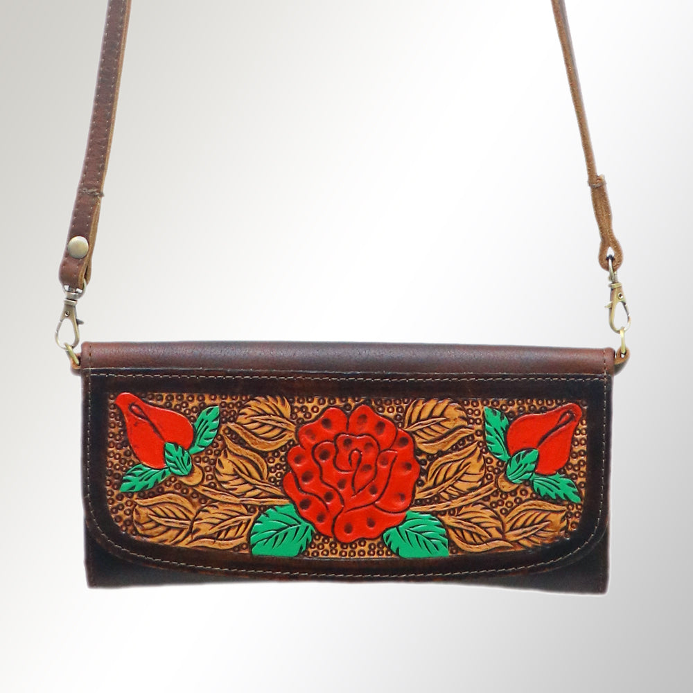 Hand Tooled Hand Painted Genuine Leather