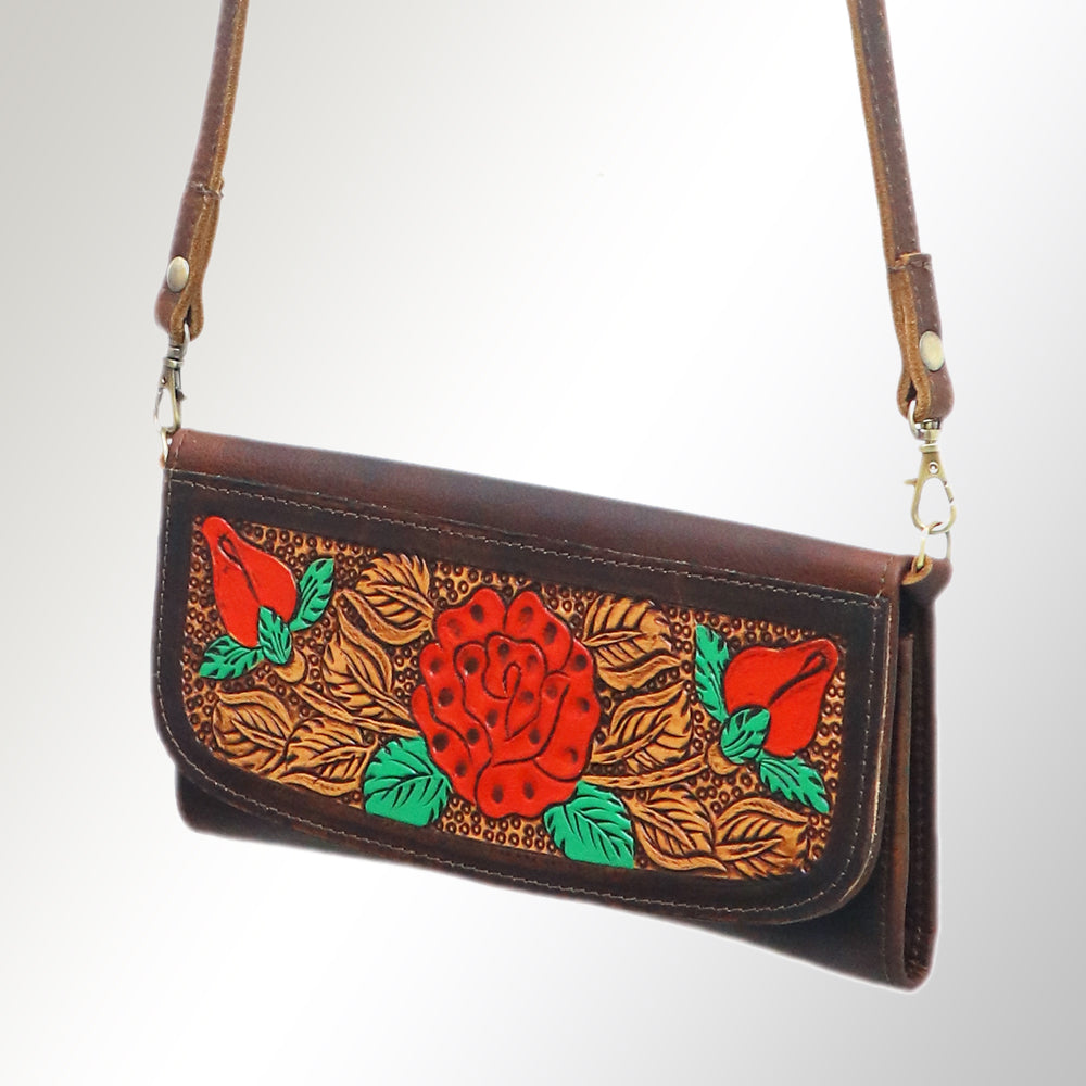 Hand Tooled Hand Painted Genuine Leather