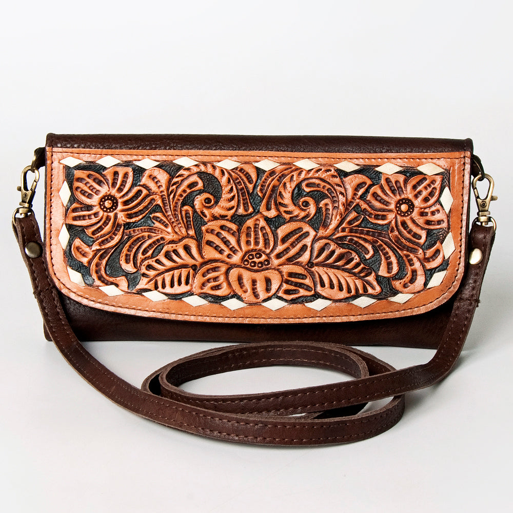 Hand Tooled Hand Painted Genuine Leather