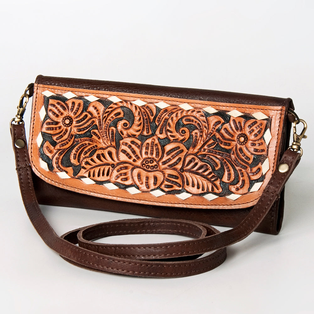 Hand Tooled Hand Painted Genuine Leather