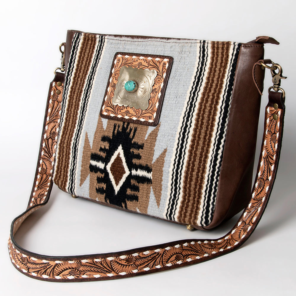 American Darling Messenger Saddle Blanket Genuine Leather