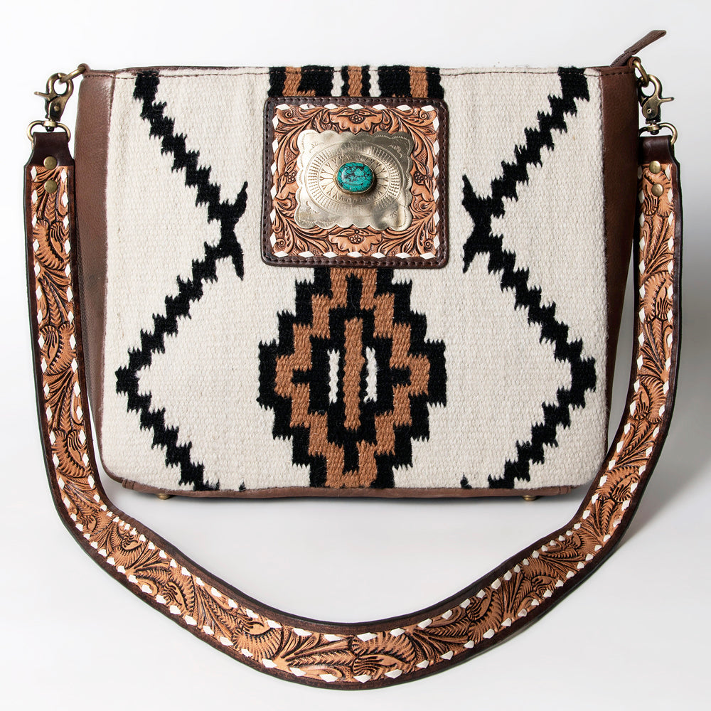 American Darling Messenger Saddle Blanket Genuine Leather
