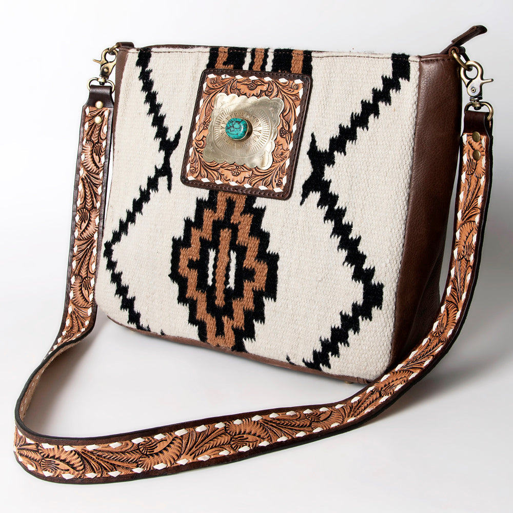 American Darling Messenger Saddle Blanket Genuine Leather