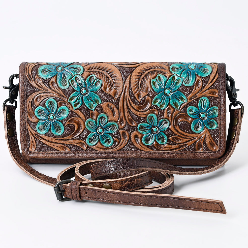 American Darling Wallet for Women, Hair-On Cowhide, Genuine Western Leather, Well-Compartmentalized Clutch with YKK Zipper