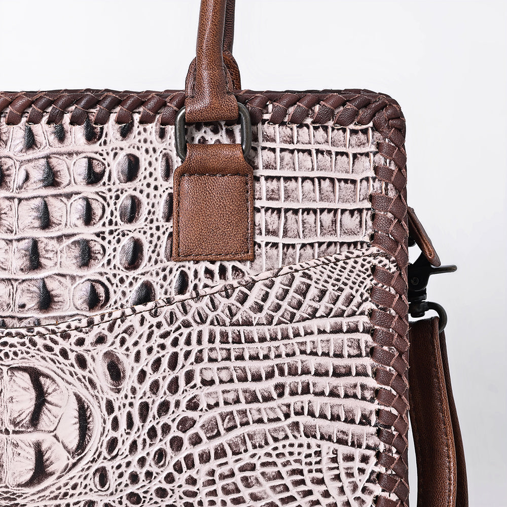American Darling Crocodile Embossed Genuine Leather