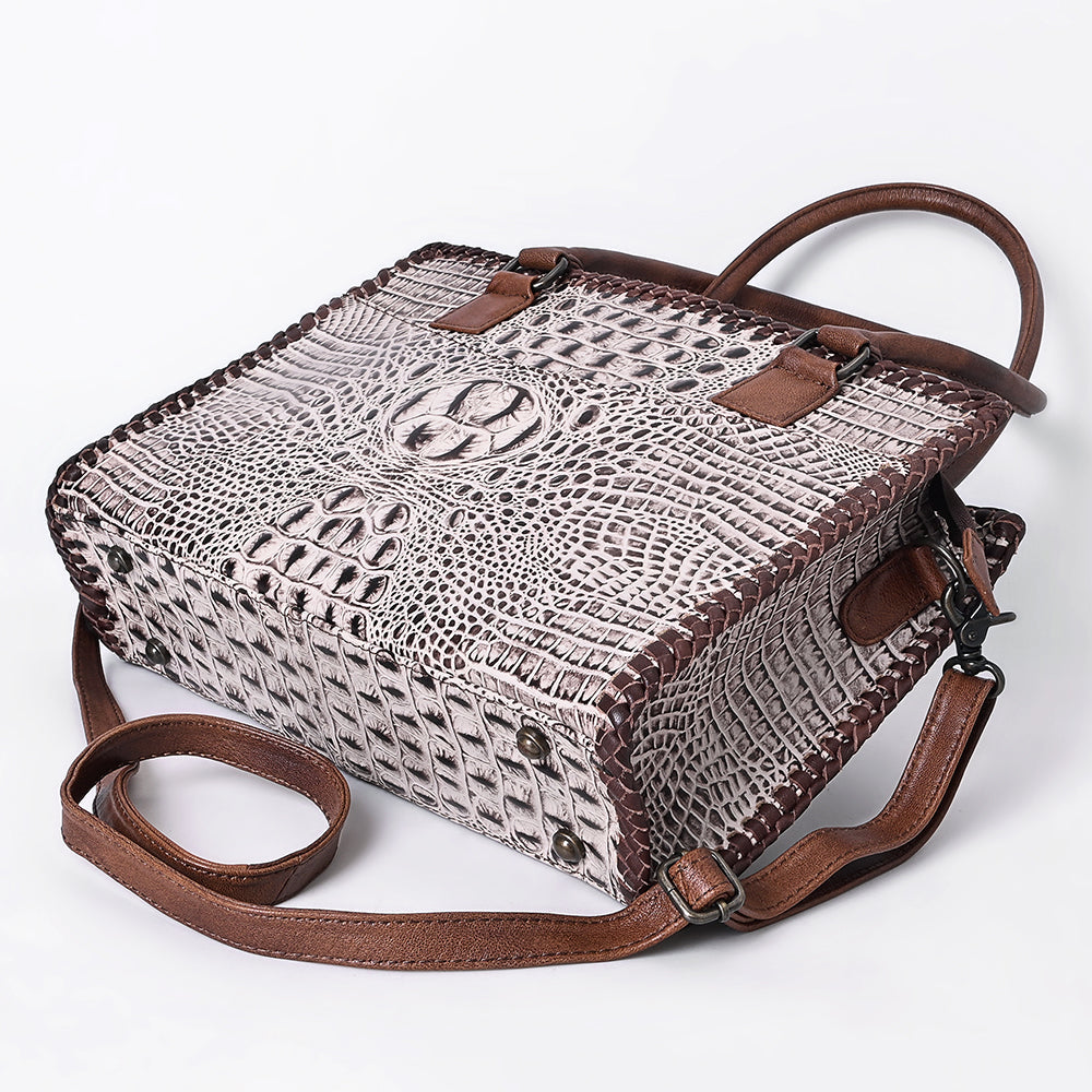American Darling Crocodile Embossed Genuine Leather