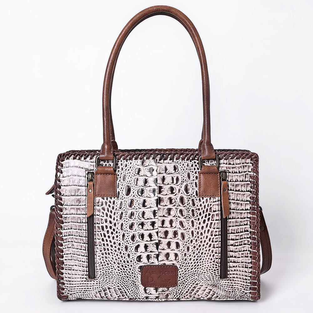 American Darling Crocodile Embossed Genuine Leather