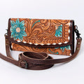 American Darling Wallet Hand Tooled Genuine Leather