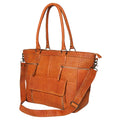 Never Mind Tote Vintage Handmade Genuine Cowhide Leather