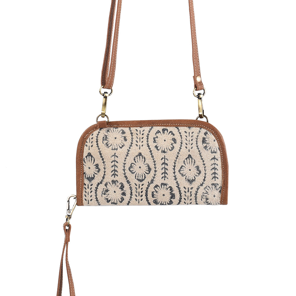 Ohlay Crossbody Upcycled Wool Genuine Leather