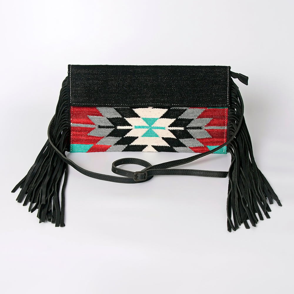 American Darling Saddle Blanket Genuine Leather Crossbody Bag