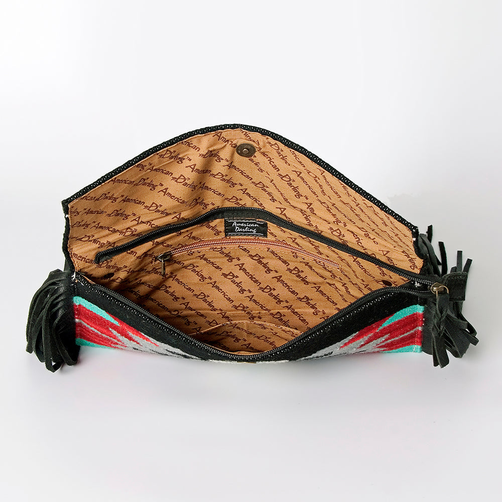 American Darling Saddle Blanket Genuine Leather Crossbody Bag