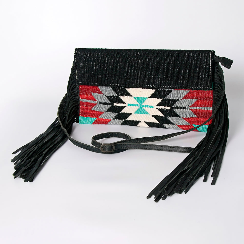 American Darling Saddle Blanket Genuine Leather Crossbody Bag