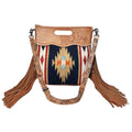 American Darling Clutch Hand Tooled Saddle Blanket Genuine Leather