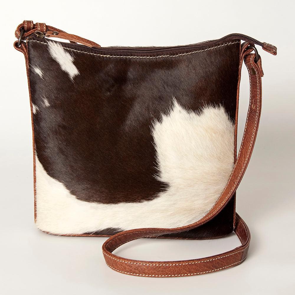 American Darling Hair-On Genuine Leather Large Crossbody Bag